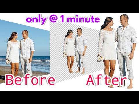 How to remove or cut image background without using any app.