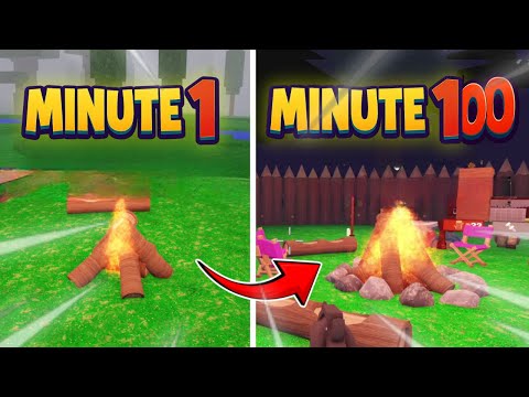 1 Min VS 10 Min VS 100 Min Base In 99 NIGHTS IN THE FOREST!