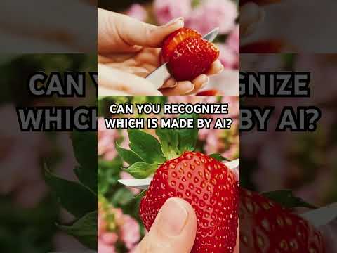 I Challenge You to Recognize the AI-Made Strawberry!