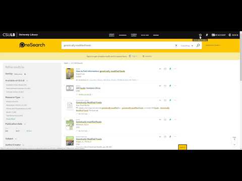 OneSearch Search Everything Part One, Searching & Results Page