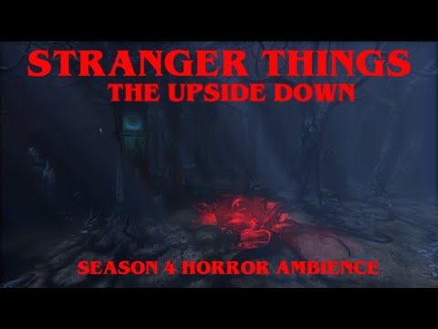 Stranger Things S4 Upside Down Horror Ambience | Vecna + Ticking Clock | 3 Hours