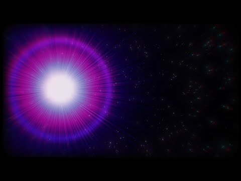 Purple Star in Deep Space Background || 8 Hours Looped HD