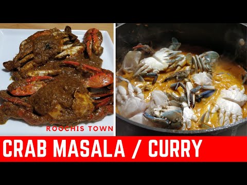 Crab Masala Indian Style | Roochis Town