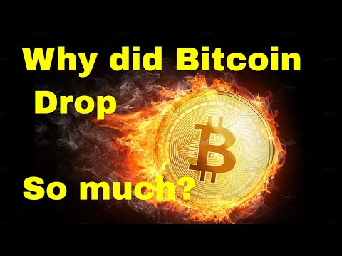 Why did Bitcoin Drop So Much?