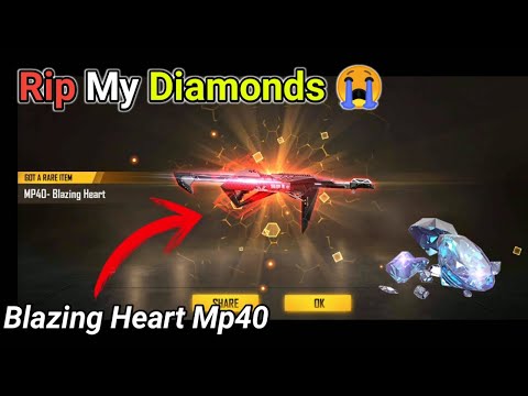 Spinning in Incubator For Mp40 Gone Wrong 😭 |Blazing Heart Mp40 Skin| [RIP Diamonds😭 ]