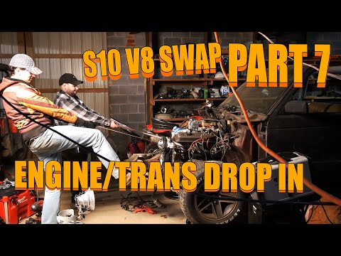 V8 S10: ENGINE/TRANS INSTALL (Ep. 7)