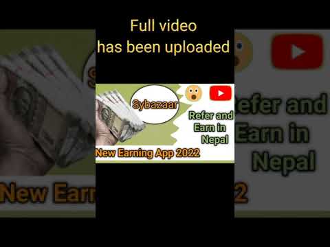 Nepali refer and earning app|Refer and earn nepal|@Sybazaar