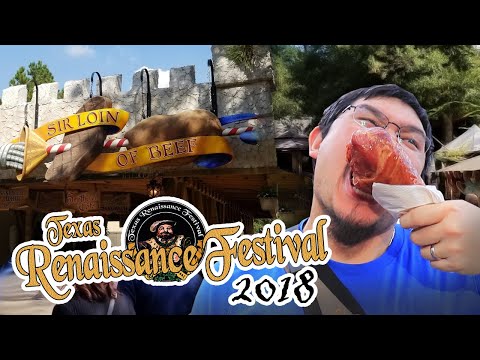 Exploring the Texas Renaissance Festival 2018! Food, Sights, and Dangerous Weapons Await!