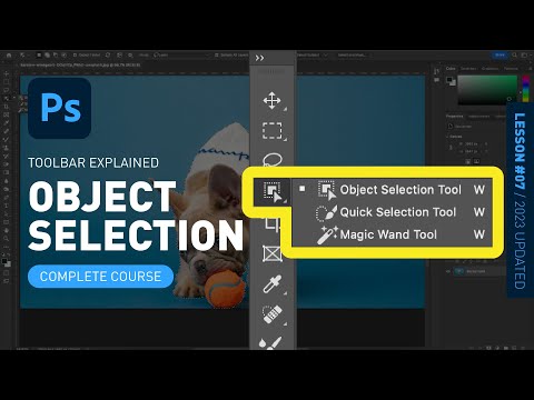 Object Selection Tool & Quick Selection & Magic Wand - Toolbar Explained [Photoshop for Beginners]