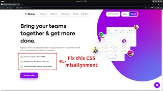 Let's fix CSS on the ClickUp website