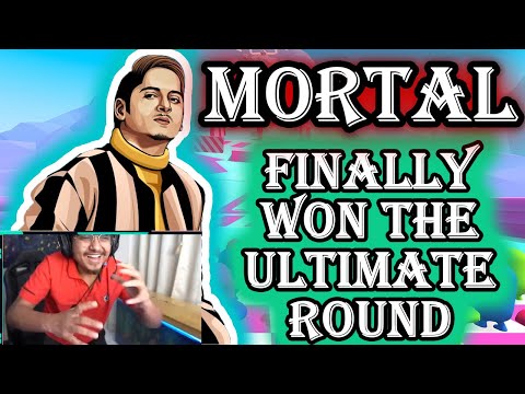MORTAL FINALLY WINS THE ULTIMATE ROUND !! FALL GUYS | FUNNY SCENE !! *STARTS JUMPING ON LIVE STREAM*