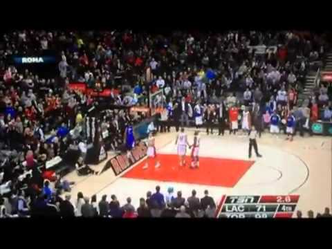 Basketball Player Fake Handshake With Opponent To Score A Basket