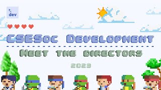 CSESoc Development: Meet the Directors 2023