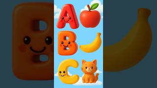 🍎ABC Phonics Song for Kids (A–H) | Fun Alphabet & Nursery Rhyme