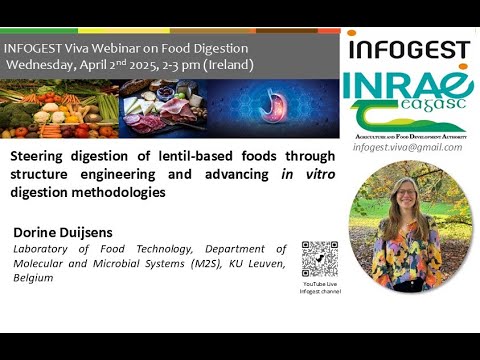 22nd INFOGEST Viva - Dorine Duijsens - Lentil-based foods structure and in vitro digestion
