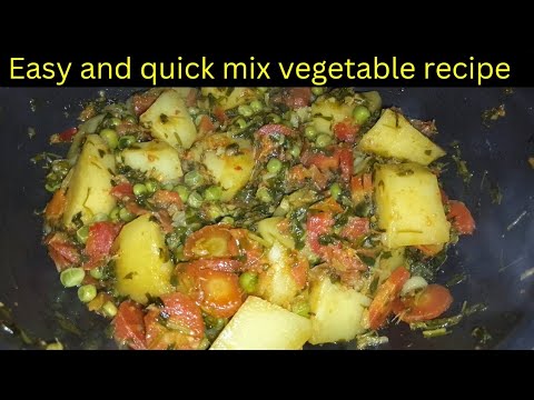 mix vegetable recipe/ Food passion simply./ easy and quick recipe