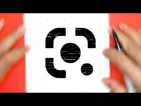 HOW TO DRAW GOOGLE LENS LOGO | STEP BY STEP