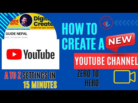 CREATE A YOUTUBE CHANNEL  | LOGO | BANNER  #youtubechannel