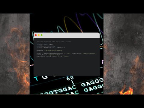 How to write sequence files using #biopython