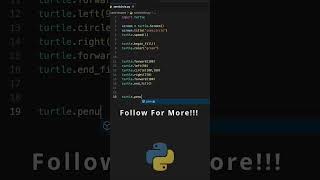 Progamming with ASMR GURU || SemiCircle with Python || #shorts #programming #asmr #asmrprogramming