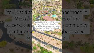 Amazing HOA Neighborhood in East Mesa #mesaaz