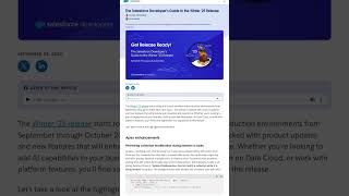 Salesforce Developer’s Guide to the Winter ’25 Release#shorts #shortsviral #salesforce#latest#update