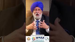 CA. Charanjot Singh Nanda, President, ICAI, introducing the WOFA 2.0 AI Chatbot