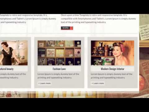 "Once ...upon a time"-Responsive Site Template + Download