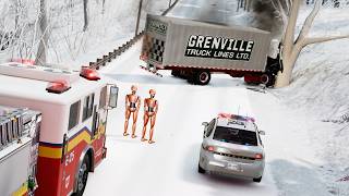 Winter Driving Accidents | BeamNG.drive