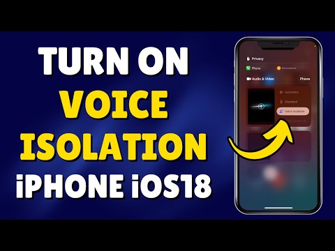 How To Turn On Voice Isolation on iPhone iOS 18 | Activate Voice Isolation On iOS18