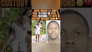 LIL DURK'S TRIAL DATE SET—HE'LL SPEND 721 DAYS IN JAIL WITHOUT BOND! ⚖️😳 #shorts #viral #trending