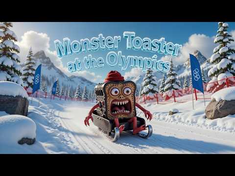 Monster Toaster at the Olympics | Funny AI Animation | Absurd Sports Chaos - 4K