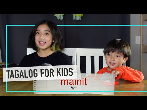 HOT / COLD in Tagalog (Filipino) | Tagalog for Kids