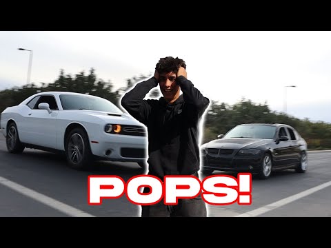 Getting a resonator delete with Isaak! (BMW 328I/DODGE CHALLNGER SXT)
