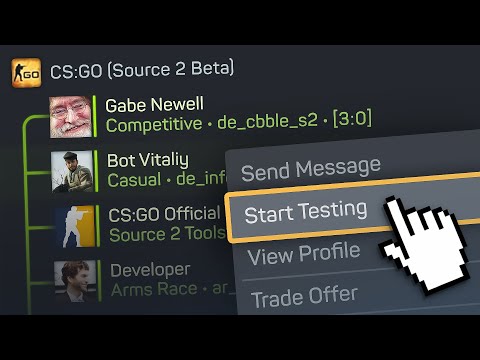 CS:GO on Source 2 - First Beta Playtests / de_cbble_s2 Remake / New Physics?