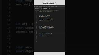 Must Know #javascript Weakmap Vs Map concept #shorts #youtubeshorts #hindi