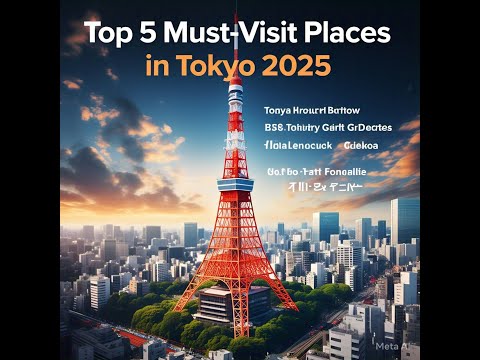 Top 5 Must-Visit Places in Tokyo, Japan (2025) | Ultimate Travel Guide! 🌍