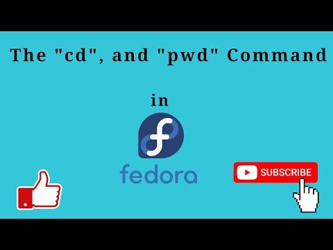#3 - Basic Linux Command | with Fedora 33 Workstation | CD and PWD command