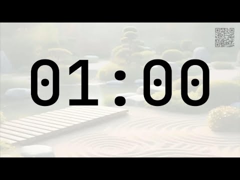1-Minute Zen Timer ⏳ Lo-Fi Beats to Boost Focus & Relax