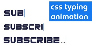 Typing Animation Javascript