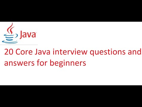 20 important Core Java interview questions with answers for beginners - MCQs