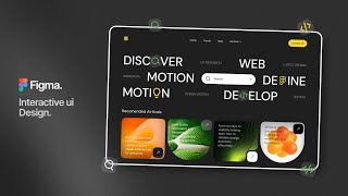 Interactive UI/UX Design in Figma — Minimal Website UI Tutorial (2026)