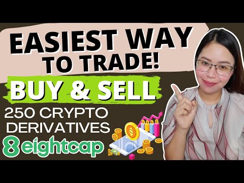 EASIEST WAY TO TRADE! BUY AND SELL 250 CRYPTO DERIVATIVES on EIGHTCAP BROKER!