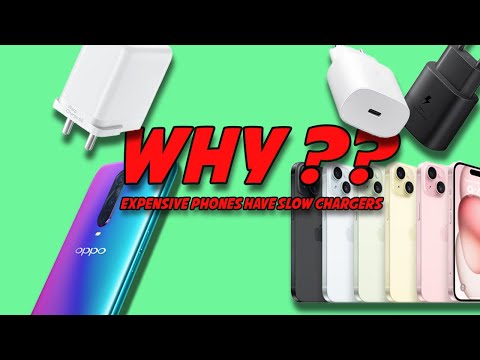 Why expensive phones have slow chargers ??