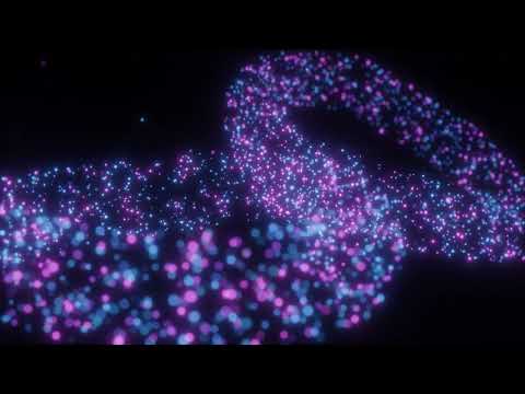 Neon Particle Infinite Wave Background Animation | Seamless Loop for Websites & UI Design