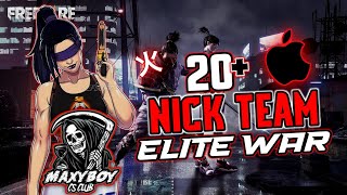20+ NICK TEAM ELITE WAR🔥‼️NAMA GUILD ELITE CEES + CONTOH NICKNAME😈⁉️- FREE FIRE