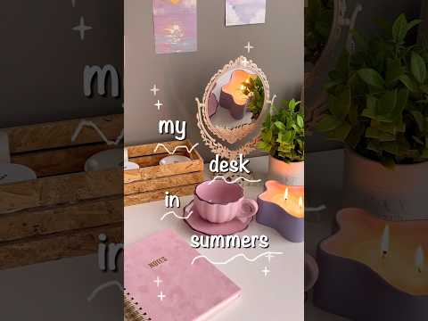 My desk setup🌸✨ #aesthetic #desktop #deskmakeover #cozy #pink #shorts #viralshorts #fyp #fypviral