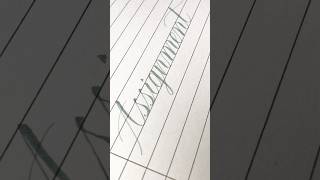 Assignment 📝 || how to write assignment || #assignment #calligraphyfonts