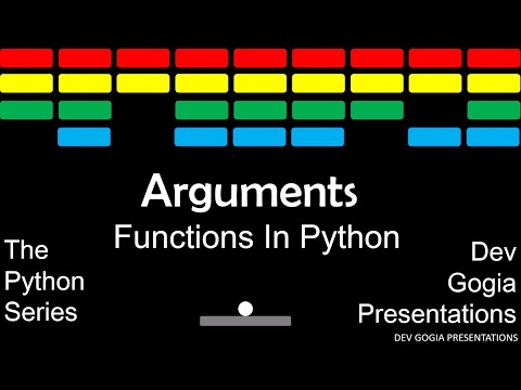 The Python Series #Shorts:- Arguments | Functions In Python | Dev Gogia Presentations