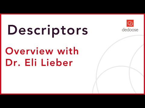 Descriptors with Dr. Eli Lieber | Qualitative and Mixed Methods Analysis | Great Research Made Easy